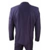 Mens Deep Purple 3 Piece Suit