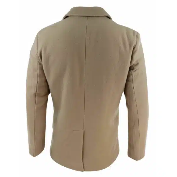 Mens Double Breasted Overcoat - Camel