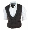 Mens Double Breasted Tweed Waistcoat