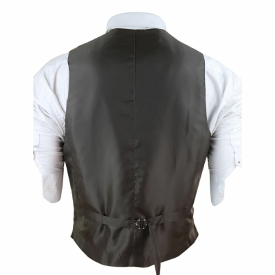Mens Double Breasted Waistcoat with Chain - Cavani Lennox: Buy Online ...