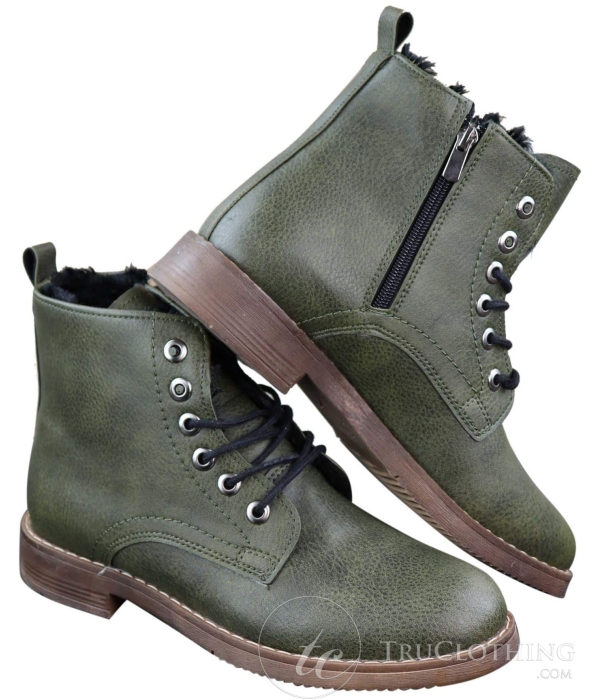 Mens Fleece Lined Winter Boots