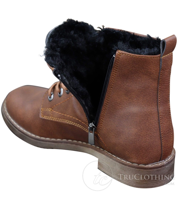 Mens Fleece Lined Winter Boots