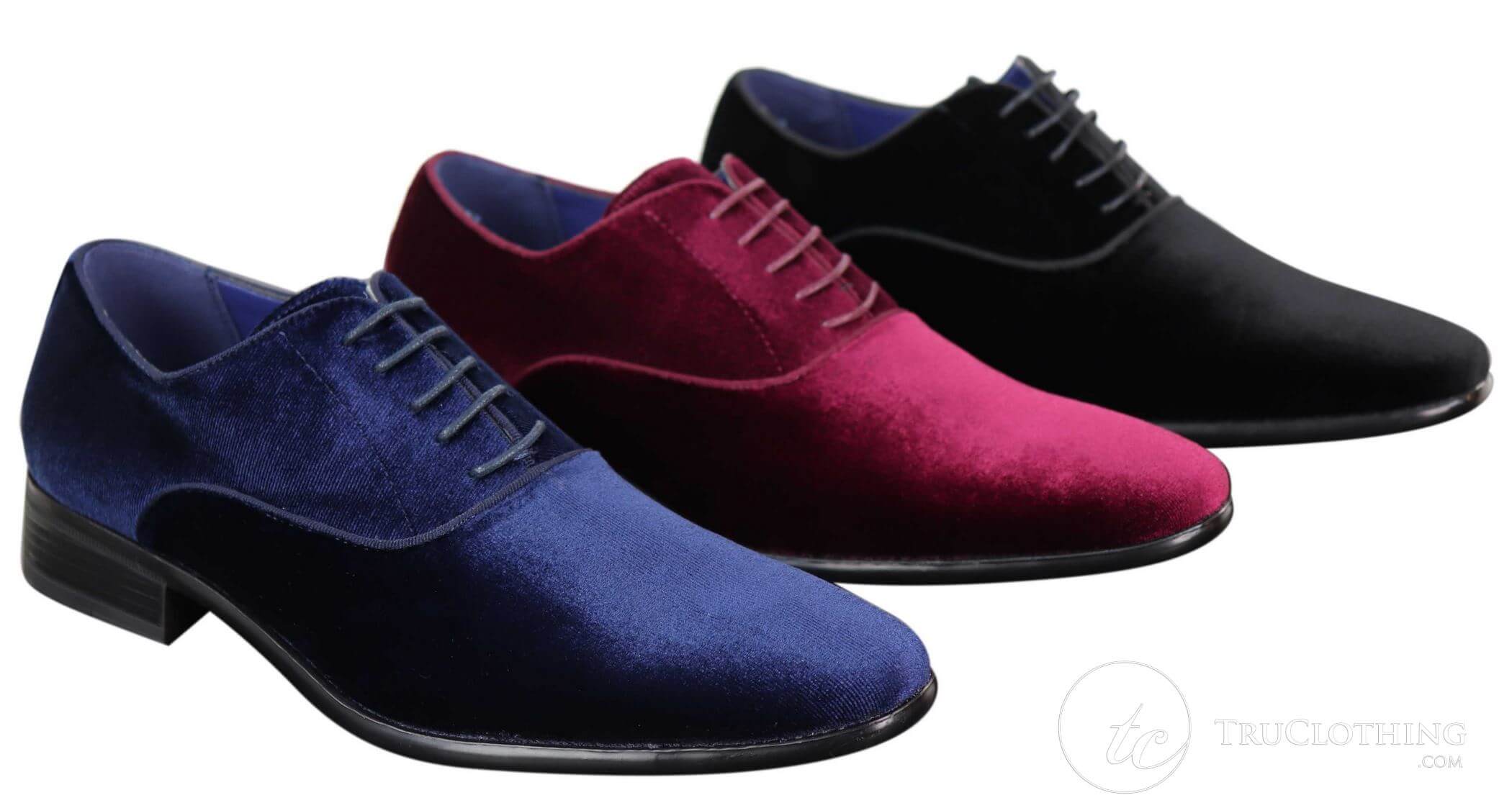 Ambrogio Bespoke Men's Handmade Custom Made Shoes Black & Red Velvet /  Calf-Skin Leather Tassels Wellington Loafers (AMB1321) | Velvet loafers,  Loafers men, Red loafers