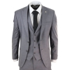 Mens Grey 3 Piece Suit