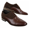 Mens Italian Leather & Suede Laced Smart Casual Brown Navy Black Designer Shoes