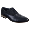Mens Italian Leather & Suede Laced Smart Casual Brown Navy Black Designer Shoes