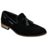 Mens Italian Slip On Driving Shoes Loafers Tassle Suede Leather Blue Black Brown