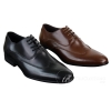 Mens Leather Laced Brogues Italian Designer Shoes Smart Formal Classic Retro
