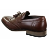 Mens Leather Slip On Tassle Brogues Driving Shoes Loafers Classic Vintage Retro