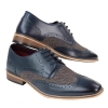 Mens Leather & Tweed 1920s Gatsby Shoes