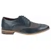 Mens Leather & Tweed 1920s Gatsby Shoes
