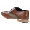 Mens Leather & Tweed 1920s Gatsby Shoes
