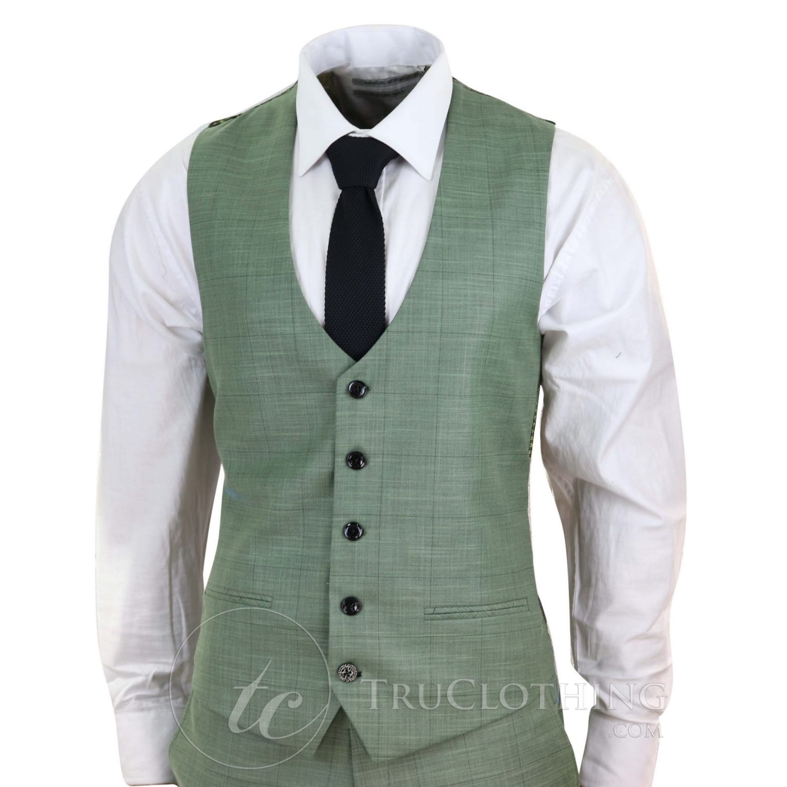 Mens Mint Green Tailored Fit Suit | Happy Gentleman