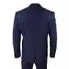 Mens Navy 3 Piece Wedding Suit