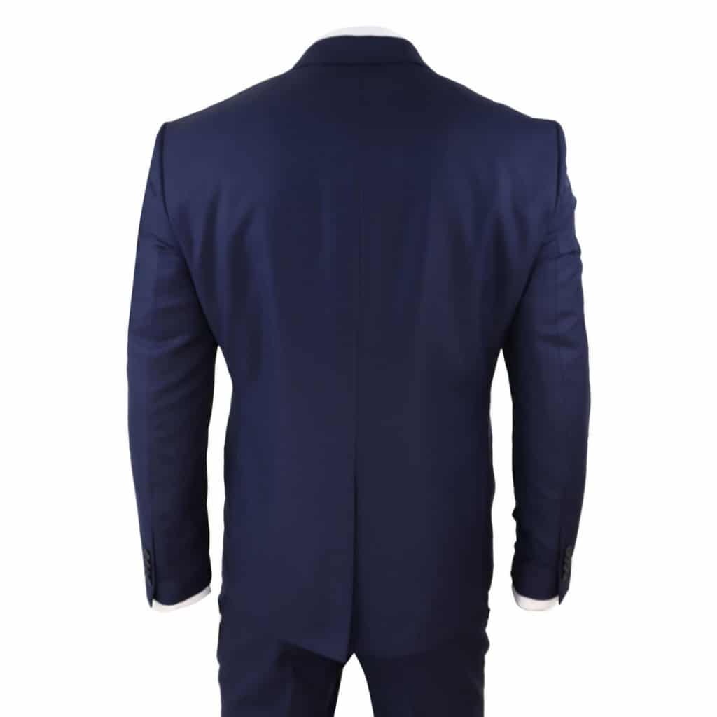 Mens Navy 3 Piece Wedding Suit: Buy Online - Happy Gentleman