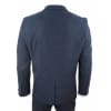 Mens Navy-Blue Peaky Blinders Wool Suit
