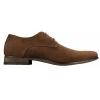 Mens Nubuck Suede Laced Smart Casual Shoes Navy Blue Brown Black