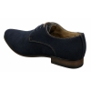 Mens Nubuck Suede Laced Smart Casual Shoes Navy Blue Brown Black