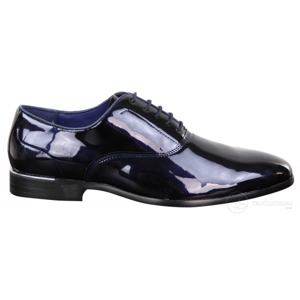 Mens Patent Shiny Formal Shoes