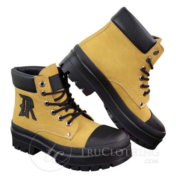 Mens PU Leather Ankle Boots