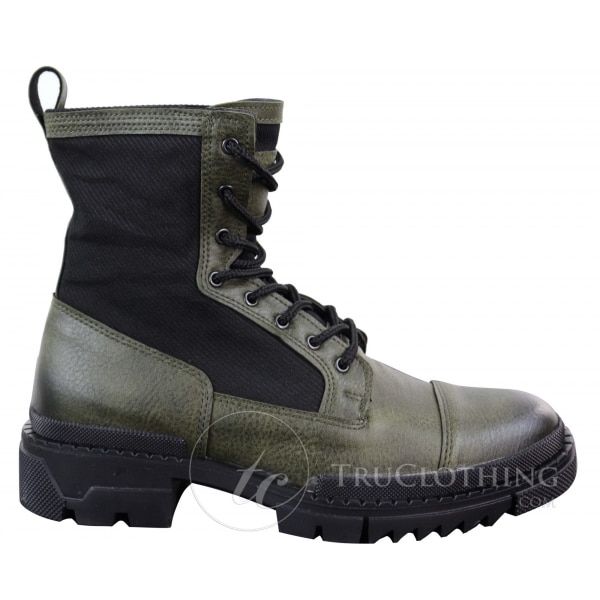 Mens PU Leather Ankle Boots