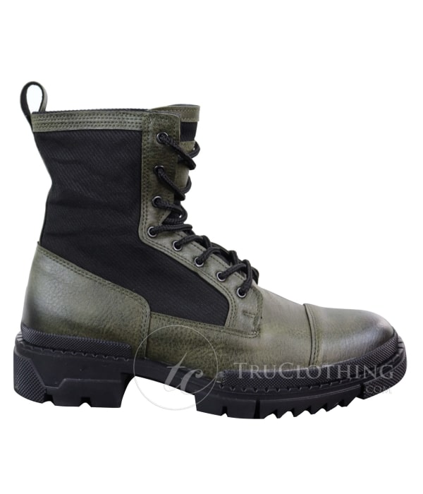 Mens PU Leather Ankle Boots