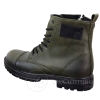 Mens PU Leather Zipped Ankle Boots