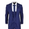Mens Royal Blue 3 Piece Wedding Suit