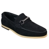 Mens Slip On Buckle Horsebit Driving Shoes Loafers Retro Smart Casual Suede