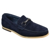 Mens Slip On Buckle Horsebit Driving Shoes Loafers Retro Smart Casual Suede