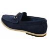 Mens Slip On Buckle Horsebit Driving Shoes Loafers Retro Smart Casual Suede