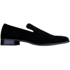Mens Slip On Suede Driving Loafers Shoes Leather Smart Casual Red Blue Black
