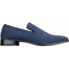 Mens Slip On Suede Driving Loafers Shoes Leather Smart Casual Red Blue Black
