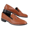 Mens Slip On Tassel Shoes with Metal Trim