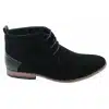 Mens Suede Desert Ankle Red Grey Brown Blue Boots Shoes Smart Casual Leather Laced