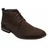 Mens Suede Desert Ankle Red Grey Brown Blue Boots Shoes Smart Casual Leather Laced