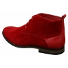 Mens Suede Desert Ankle Red Grey Brown Blue Boots Shoes Smart Casual Leather Laced