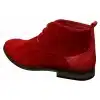 Mens Suede Desert Ankle Red Grey Brown Blue Boots Shoes Smart Casual Leather Laced