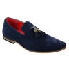 Mens Suede Leather PU Slip On Driving Shoes Loafers Tassel Red Grey Blue Brown Black