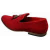 Mens Suede Leather PU Slip On Driving Shoes Loafers Tassel Red Grey Blue Brown Black
