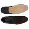 Mens Suede Loafers Driving Shoes Slip On Tassle Design Leather Line Black Comfort