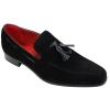 Mens Suede Loafers Driving Shoes Slip On Tassle Design Leather Smart Casual