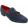 Mens Suede Loafers Driving Shoes Slip On Tassle Design Leather Smart Casual