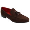 Mens Suede Loafers Driving Shoes Slip On Tassle Design Leather Smart Casual