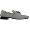 Mens Suede Loafers Driving Shoes Slip On Tassle Design Leather Smart Casual