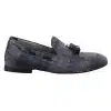 Mens Tweed Check Tassle Shoes