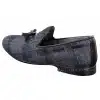 Mens Tweed Check Tassle Shoes