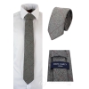 Mens Tweed Herringbone Textured Marc Darcy Ties Classic Vintage Retro Deon