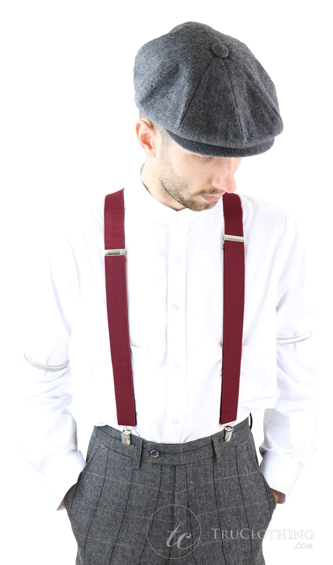 Mens Vintage Trouser Braces/Suspenders - Many Colours: Buy Online
