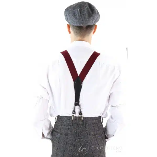 Mens Vintage Trouser Braces/Suspenders - Many Colours